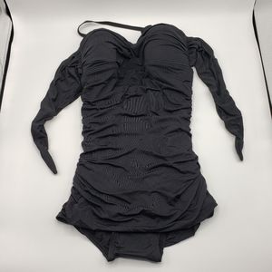 Carmen Marcvalvo Halter Top Swimsuit